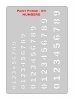 Paint Forge PFST011L STENCIL - NUMBERS